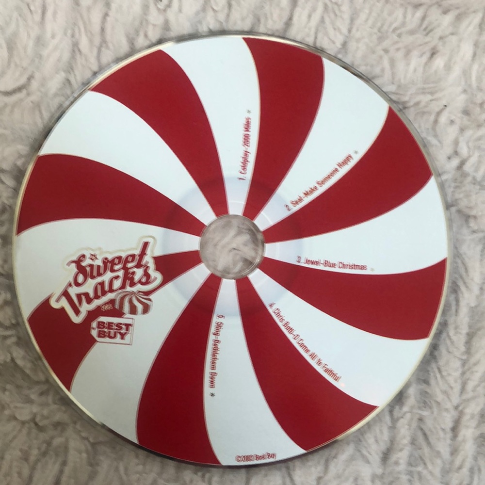 Sweet Tracks 2003 limited edition Best Buy 5-track Christmas CD